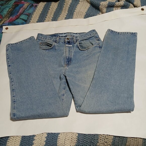 Vintage 90s Marithe Francois Girbaud Jeans Faded Blue 29 Reg Inseam Loose Y2K - Picture 3 of 11